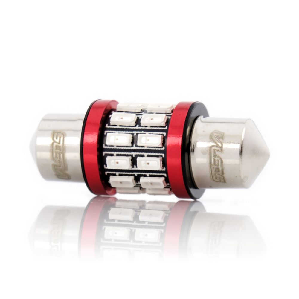 24 LED HIGH OUTPUT RED 30MM 3022 3175