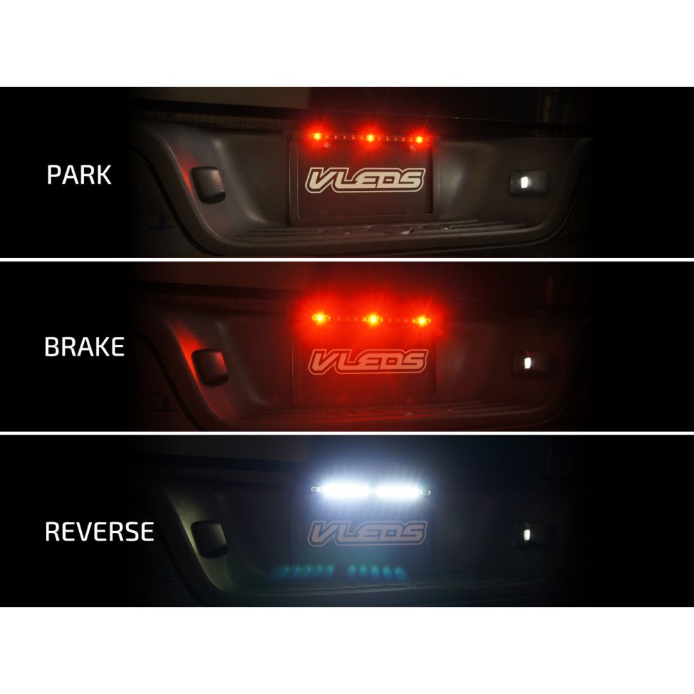 LP-X PARK BRAKE REVERSE LIGHT SYSTEM 5500K WHITE RED