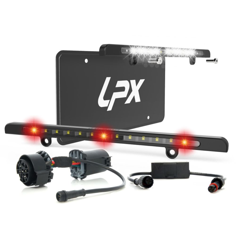 LPX LICENSE PLATE LIGHT BAR W/ PLUG-N-PLAY TRUCK KIT