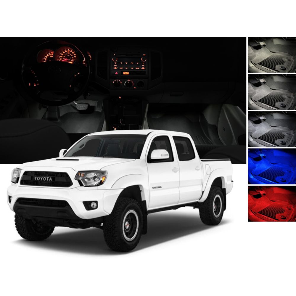 05-15 TOYOTA TACOMA LED FOOTWELL KIT DUAL OUTPUT FRONT