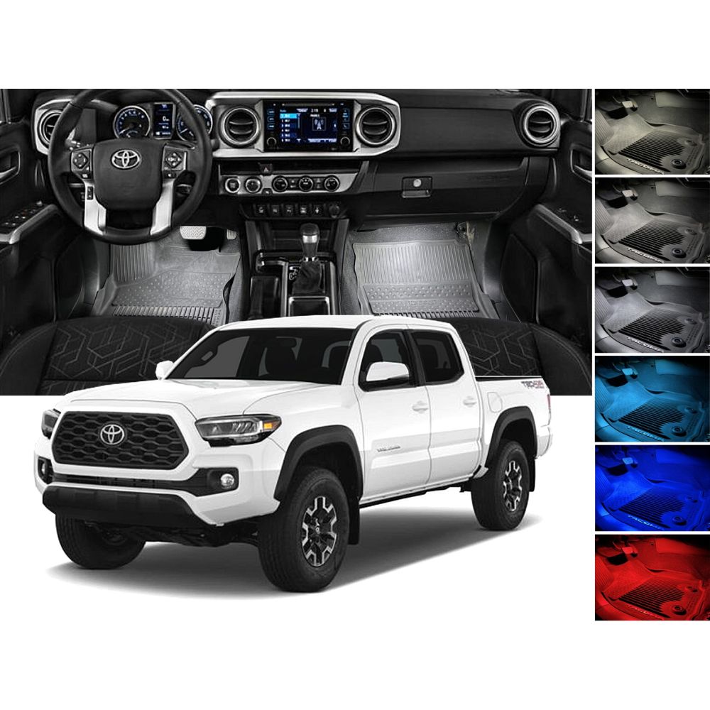 16-22 TOYOTA TACOMA LED FOOTWELL KIT DUAL OUTPUT FRONT