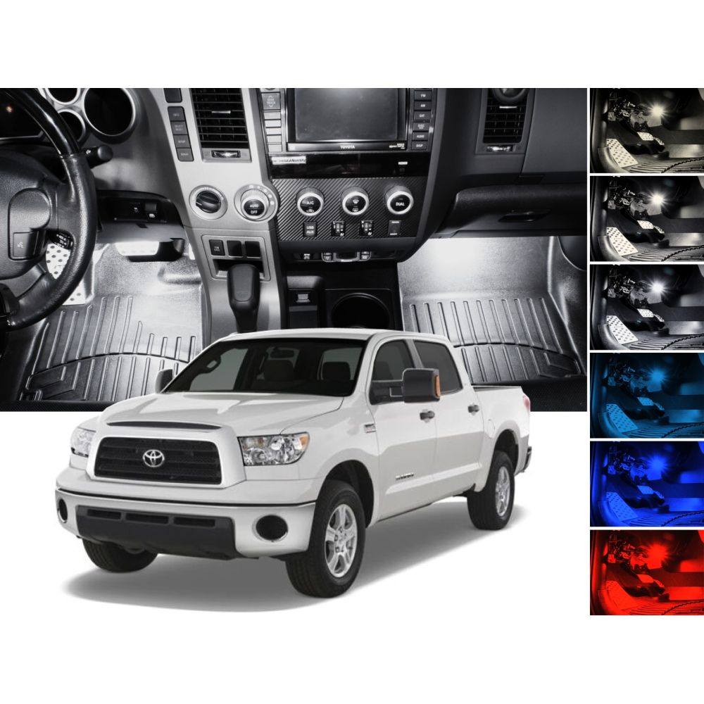 07-13 TOYOTA TUNDRA LED FOOTWELL KIT DUAL OUTPUT FRONT